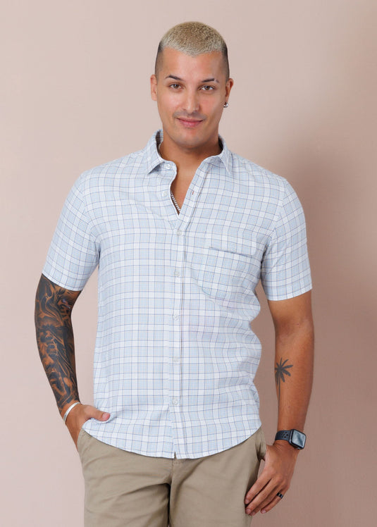 Casual Wear Check S/S Shirt