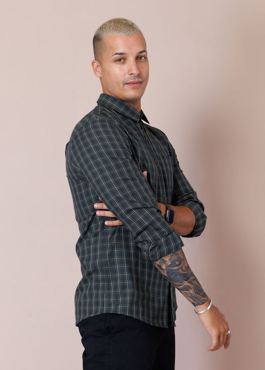 Casual Wear Check L/S Shirt