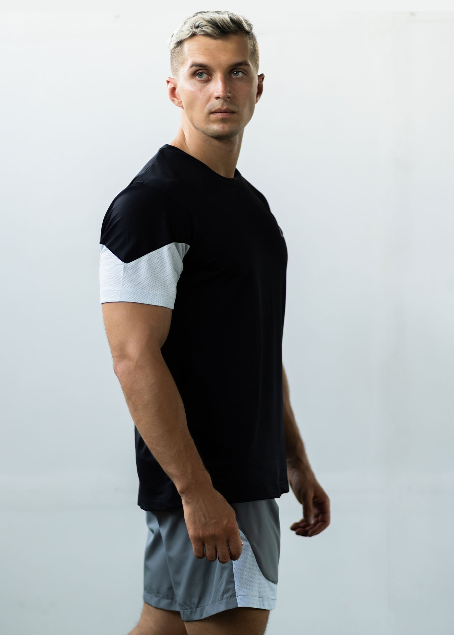 Sleeve contrast Active Wear T-shirt