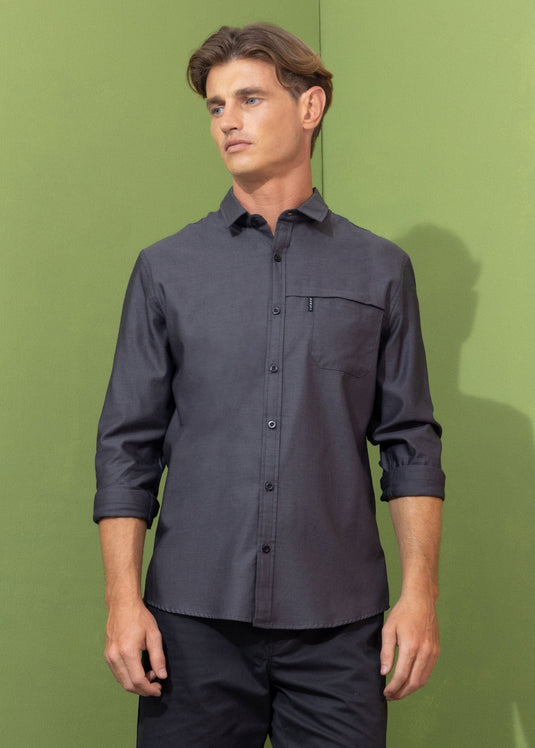 CASUAL WEAR FLAPPKT L/S SHIRT