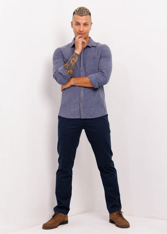 Detailed Casual Wear L/S Shirt