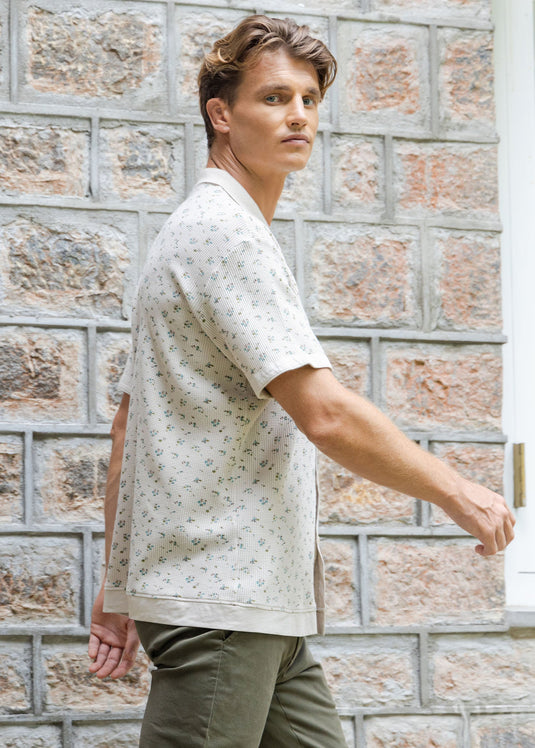 Winter wear printed sweater polo