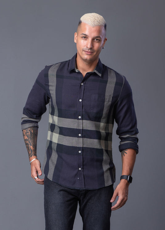Casual Wear Check L/S Shirt