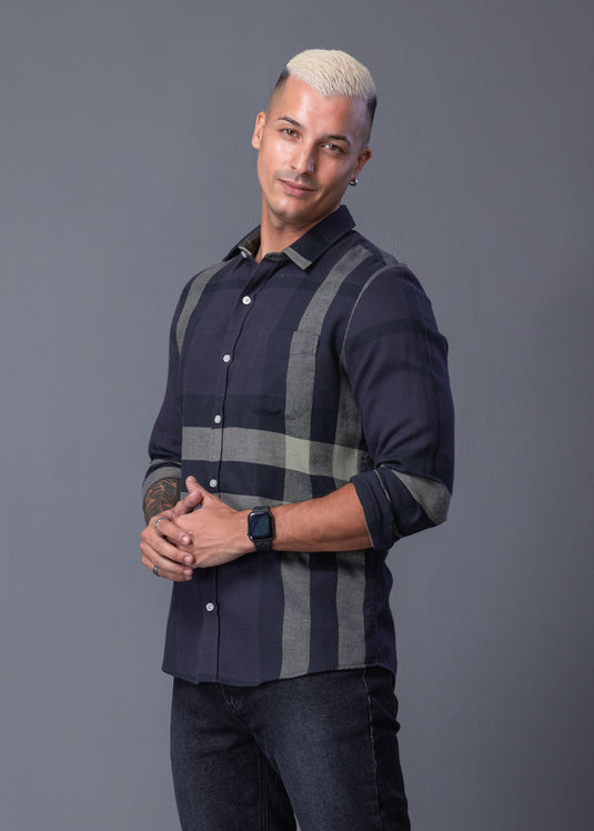 Casual Wear Check L/S Shirt