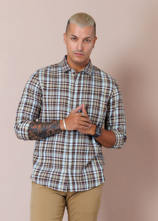 Casual Wear Check L/S Shirt