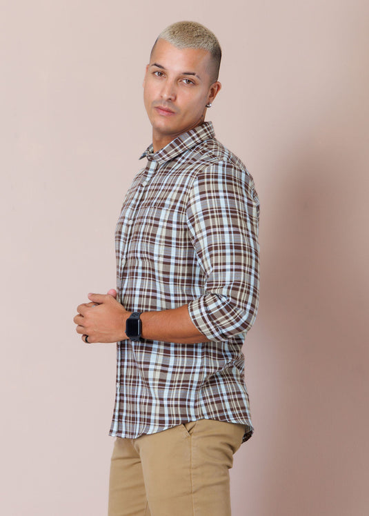 Casual Wear Check L/S Shirt