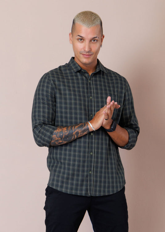 Casual Wear Check L/S Shirt