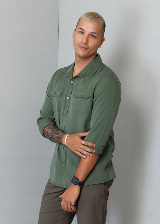 Casual Wear Double PKT L/S Shirt
