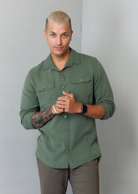Casual Wear Double PKT L/S Shirt