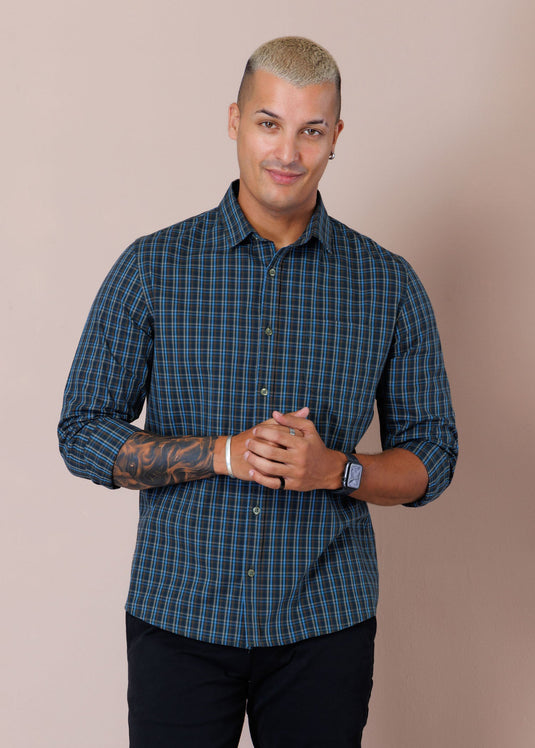 Casual Wear Check L/S Shirt