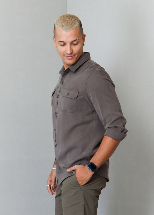 Casual Wear Double PKT L/S Shirt