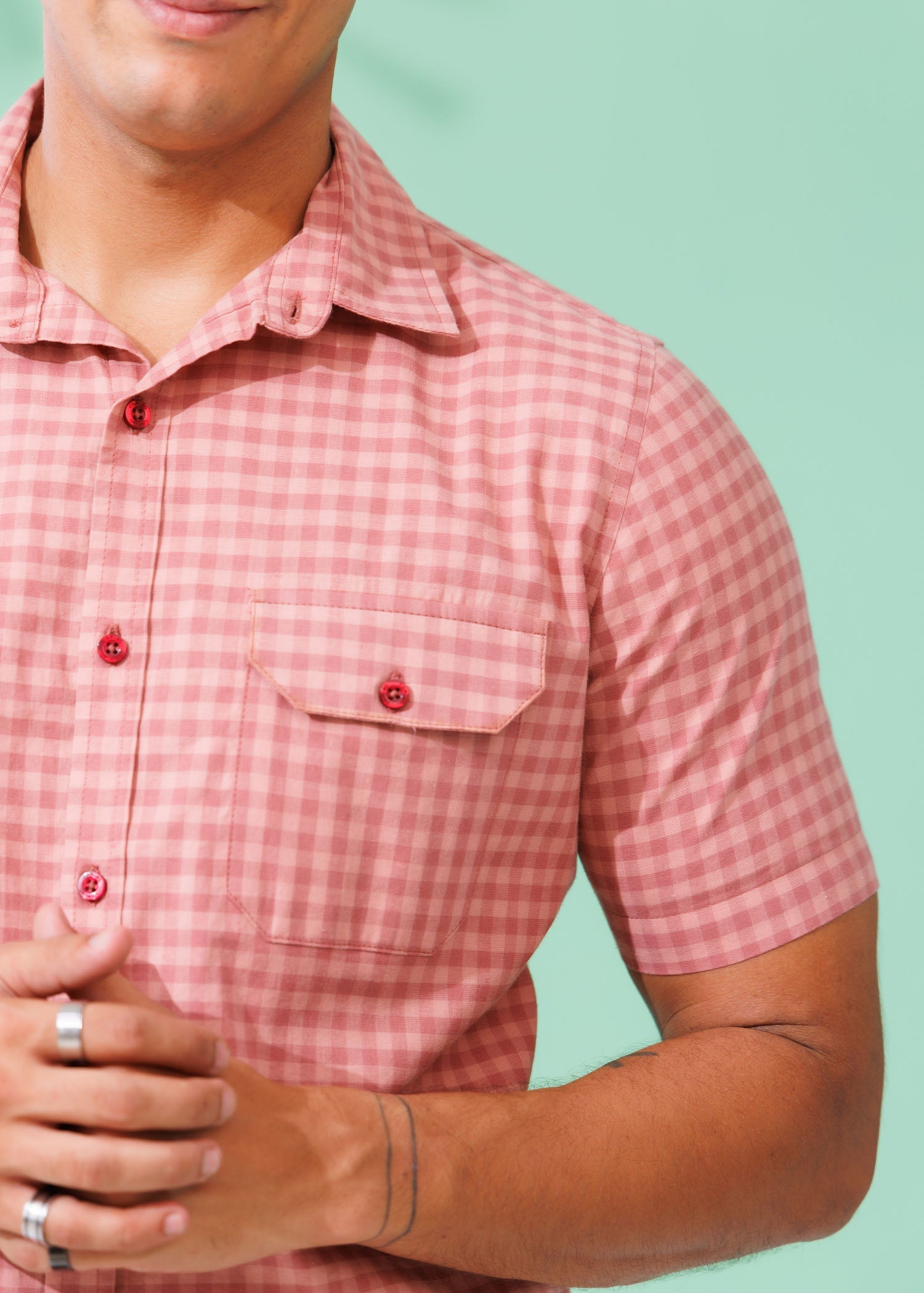 Casual Wear Check S/S Shirt