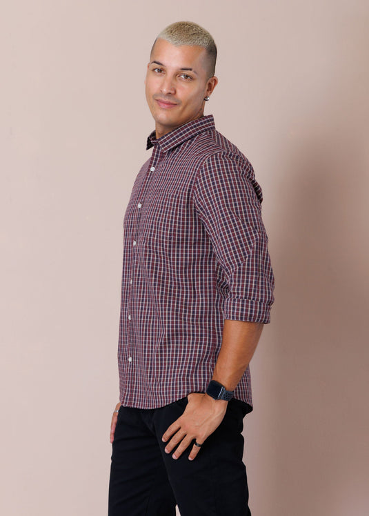 Casual Wear Check L/S Shirt