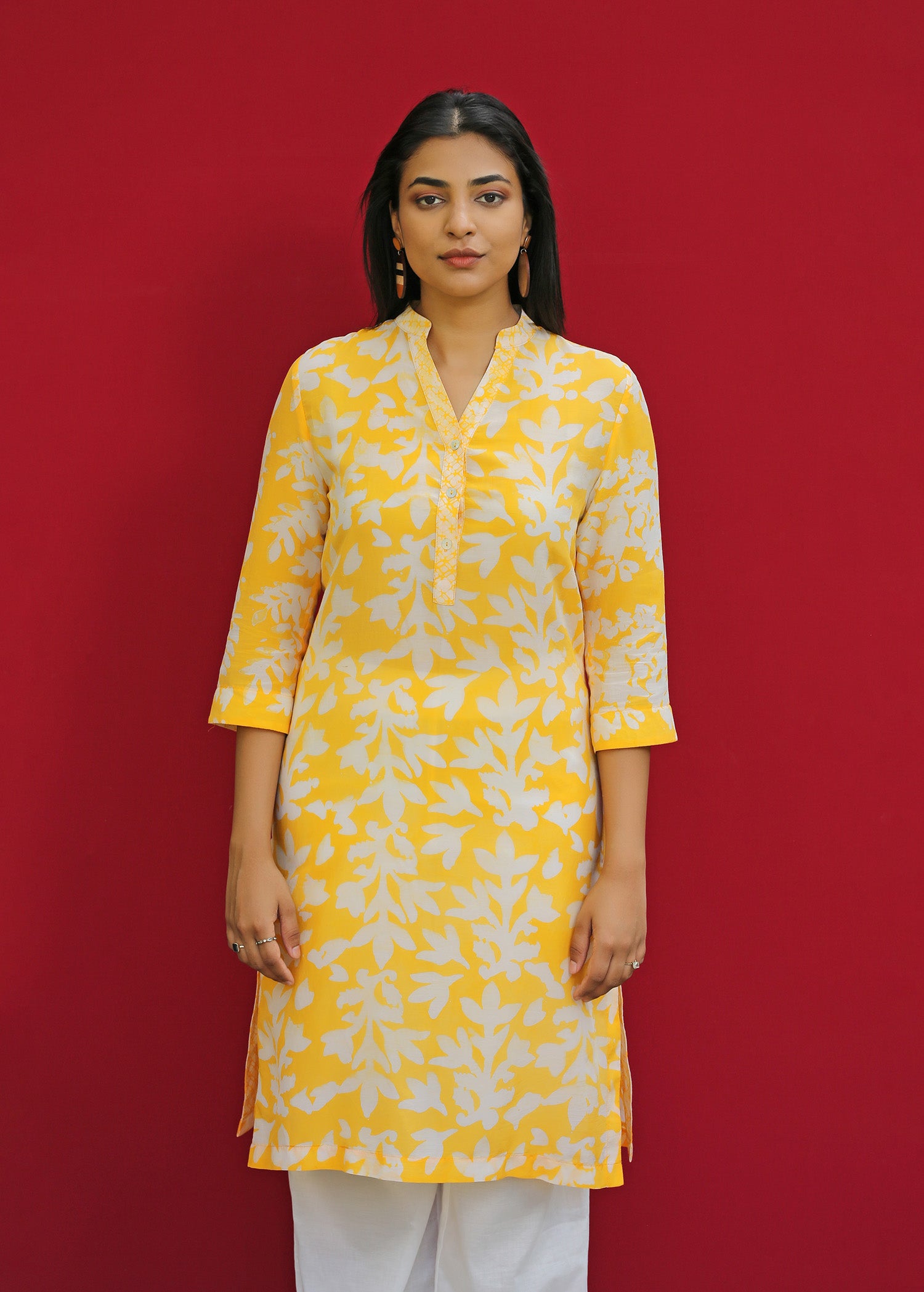 Hand crafted Cotton Batik Kurtha Top