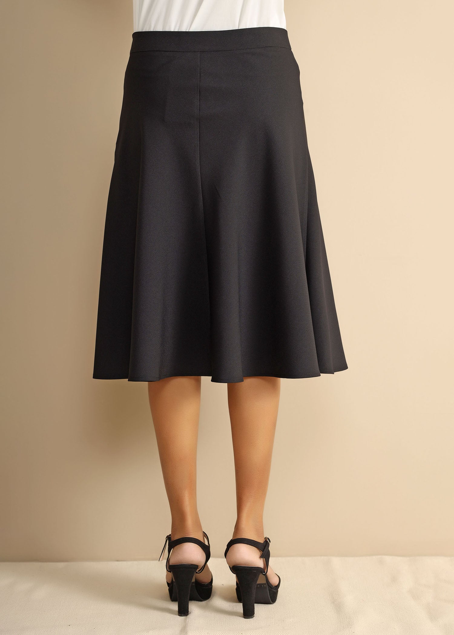 A-Line Paneled Skirt