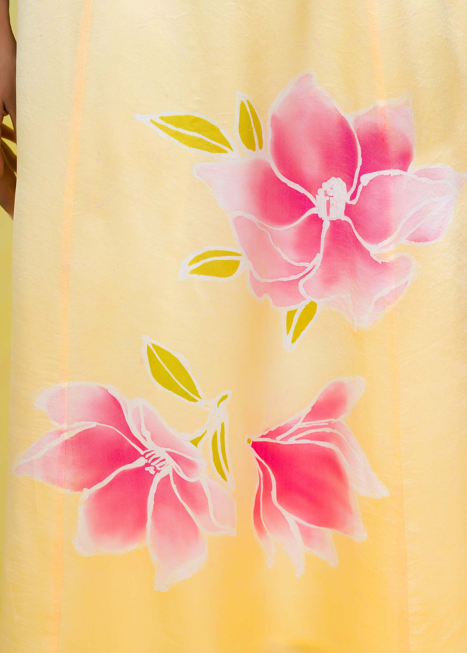 Floral Print Batik Skirt