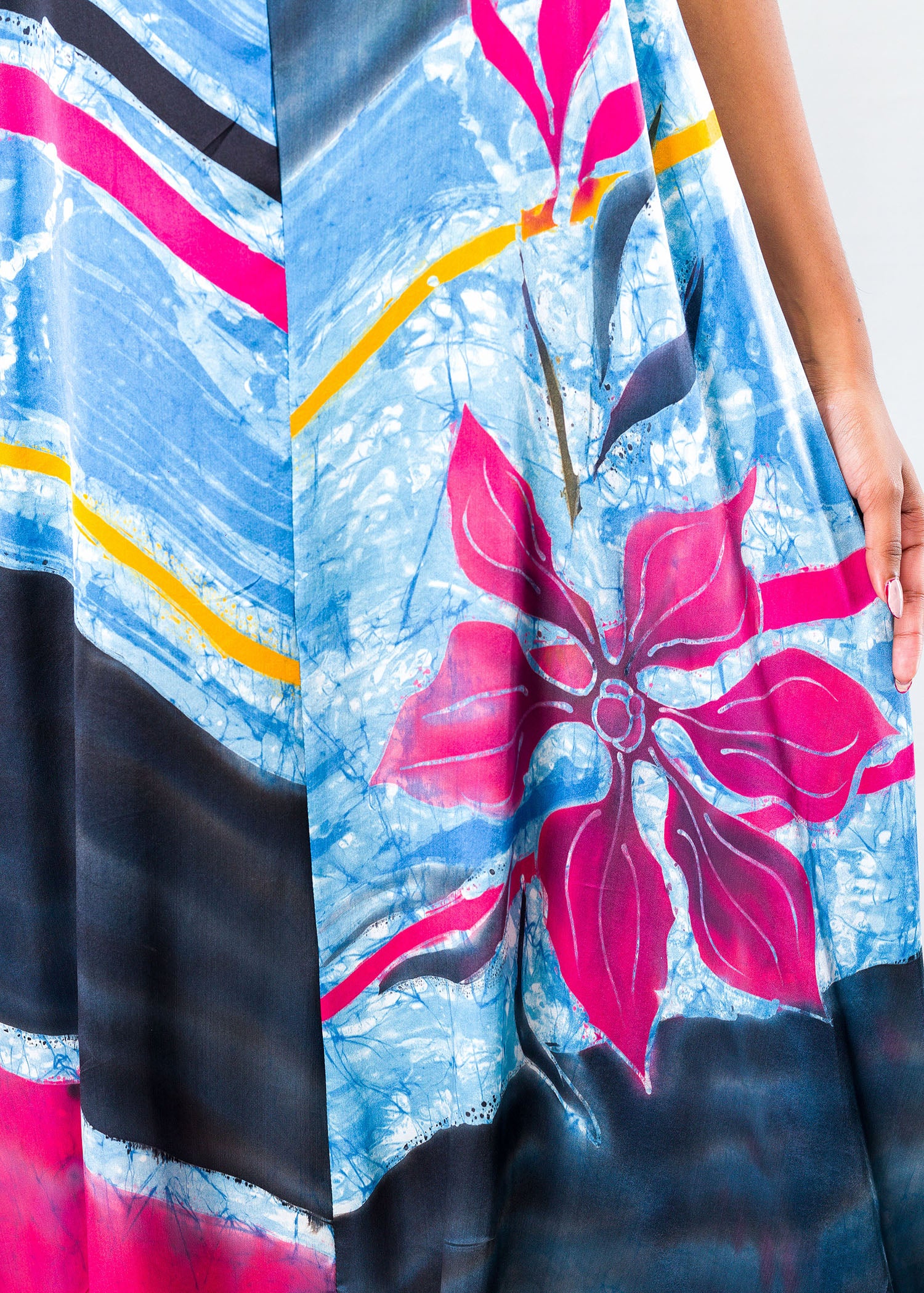 Sleeveless Batik Dress
