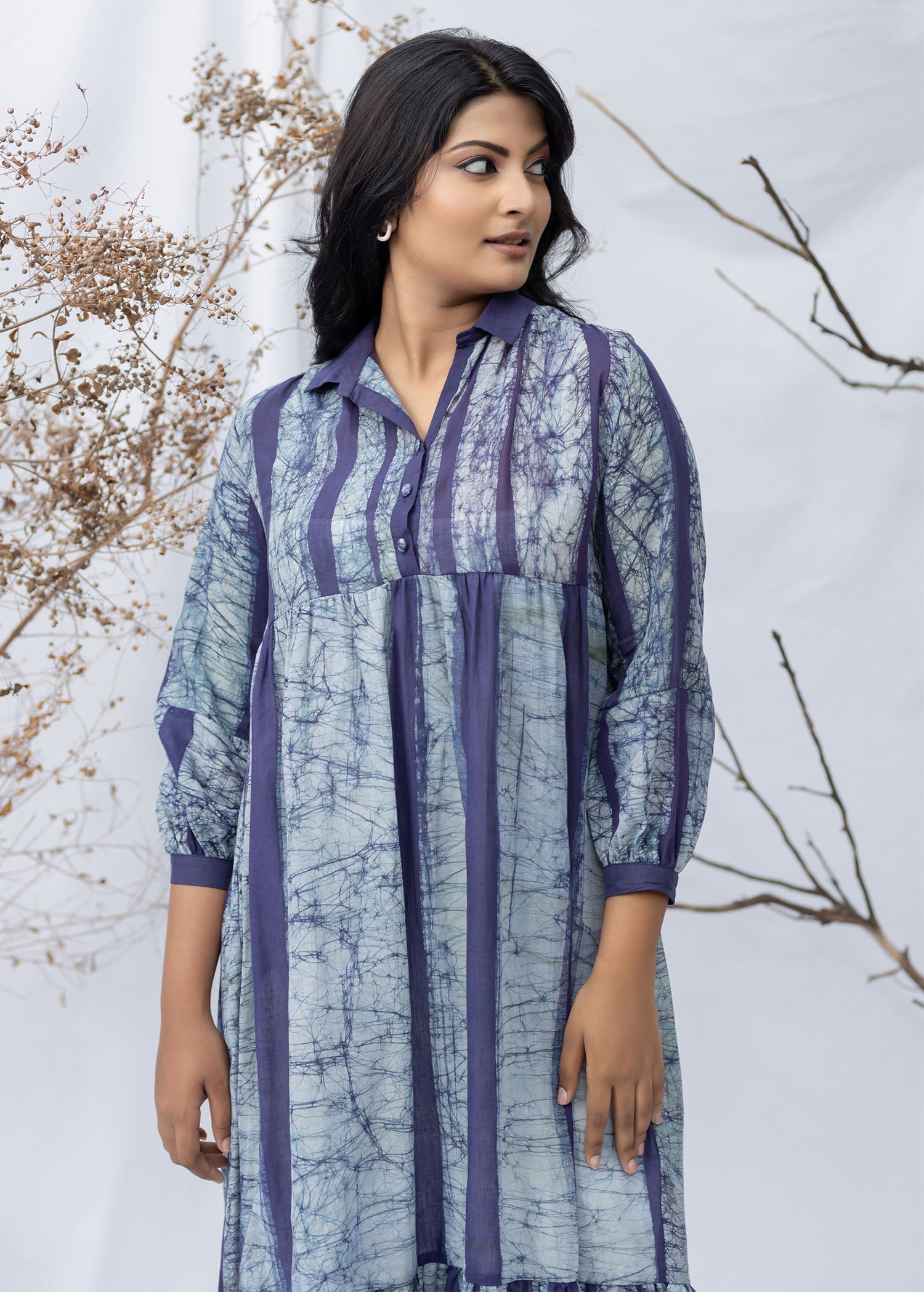 Batik Block Print Dress