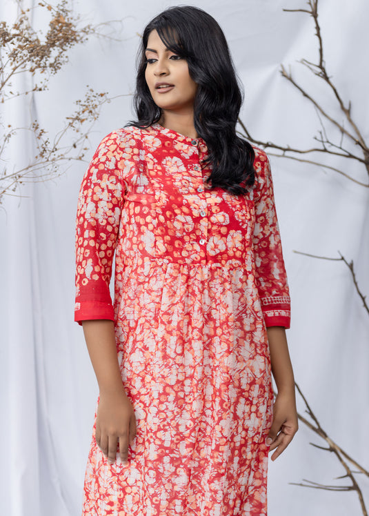 Batik Block Print Dress