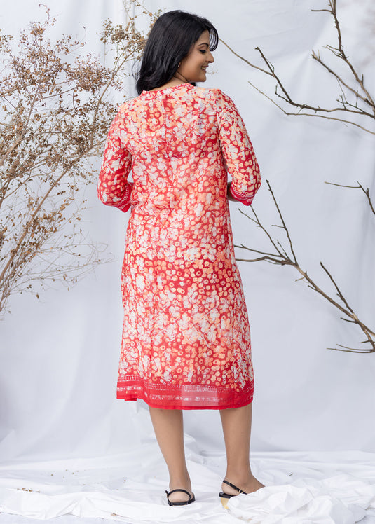 Batik Block Print Dress