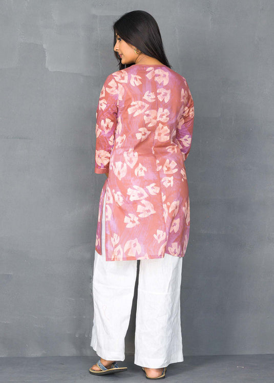 Bird detailed Batik kurtha top