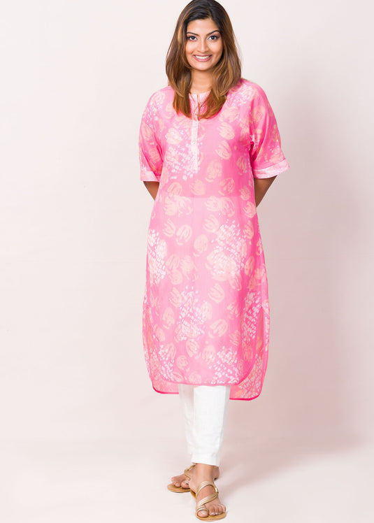 Floral Detail Kurtha