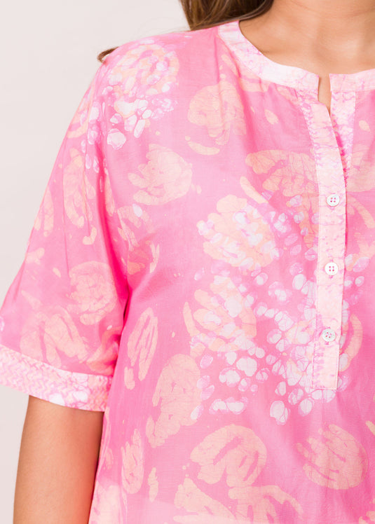 Floral Detail Kurtha
