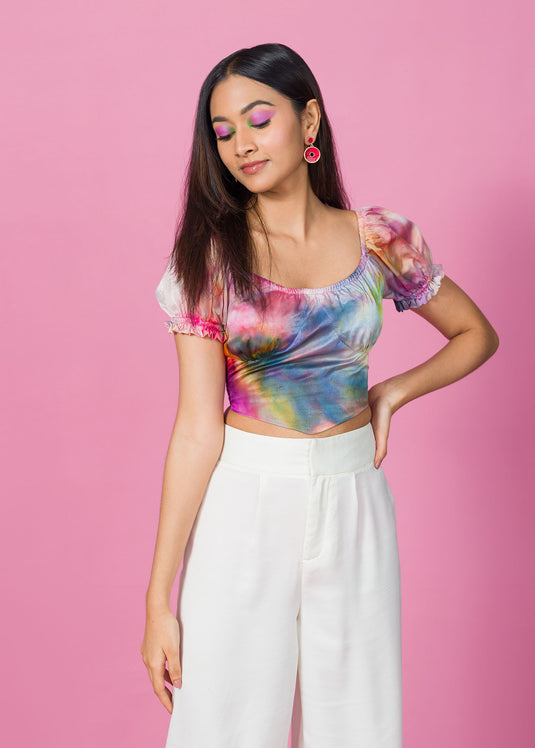 Hand Dyed Batik Top
