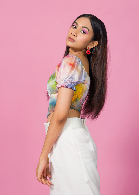 Hand Dyed Batik Top