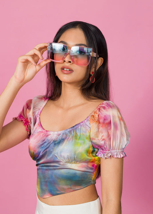 Hand Dyed Batik Top