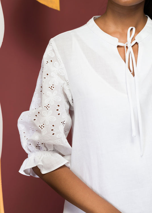 V-Neck Shirt Dress