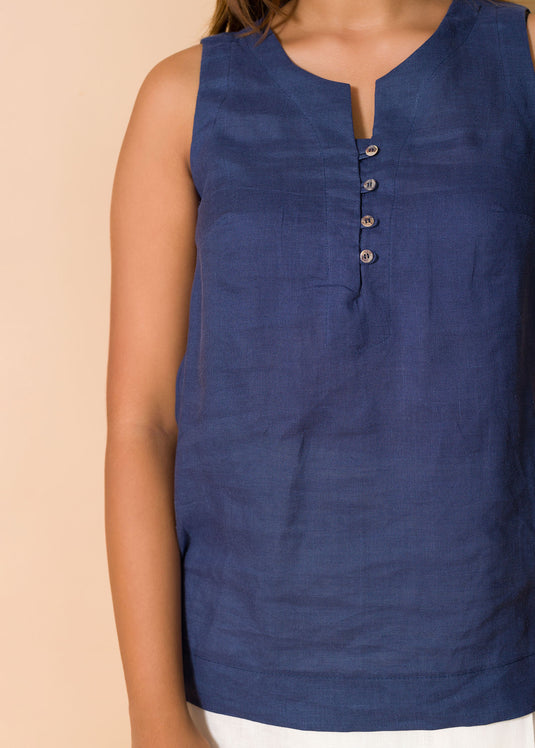 Detail Sleeveless Top