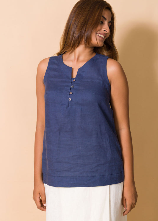 Detail Sleeveless Top