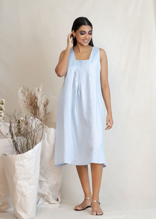 Sleeveless A-Line Dress