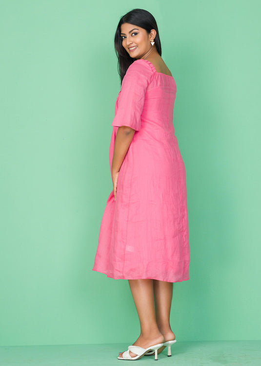 YORK EMBROIDERED LONG DRESS