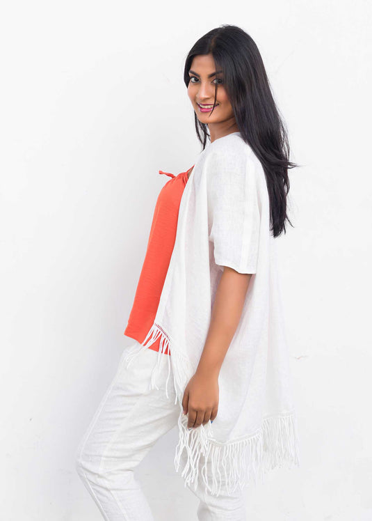 Fringe Detailed Cardigan