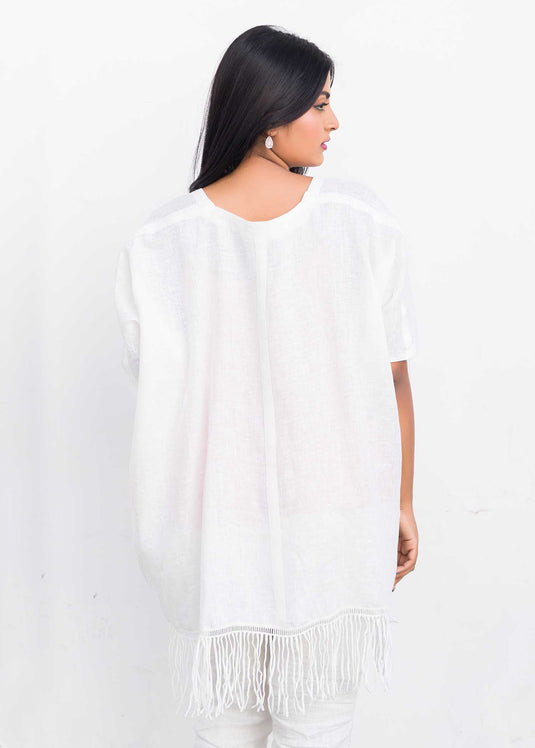 Fringe Detailed Cardigan