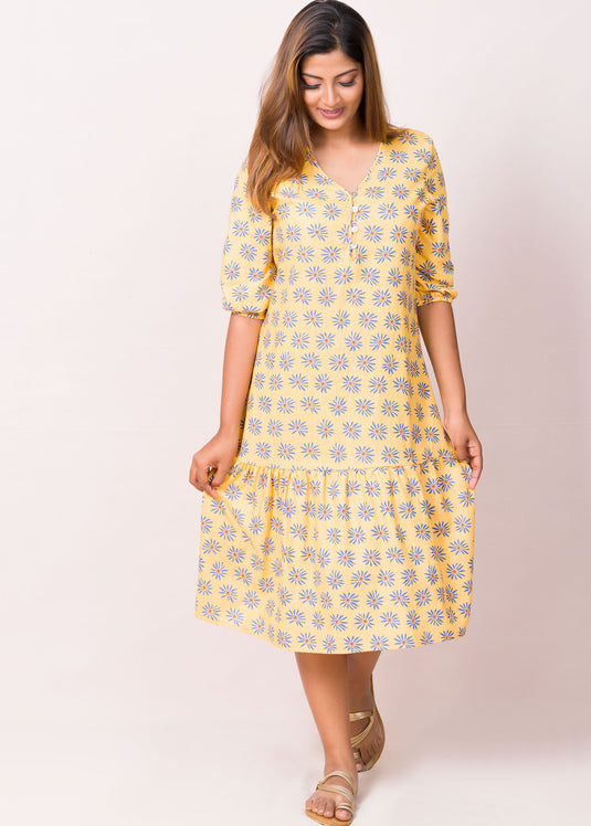 Tiered Long Dress