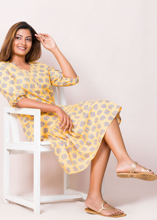Tiered Long Dress