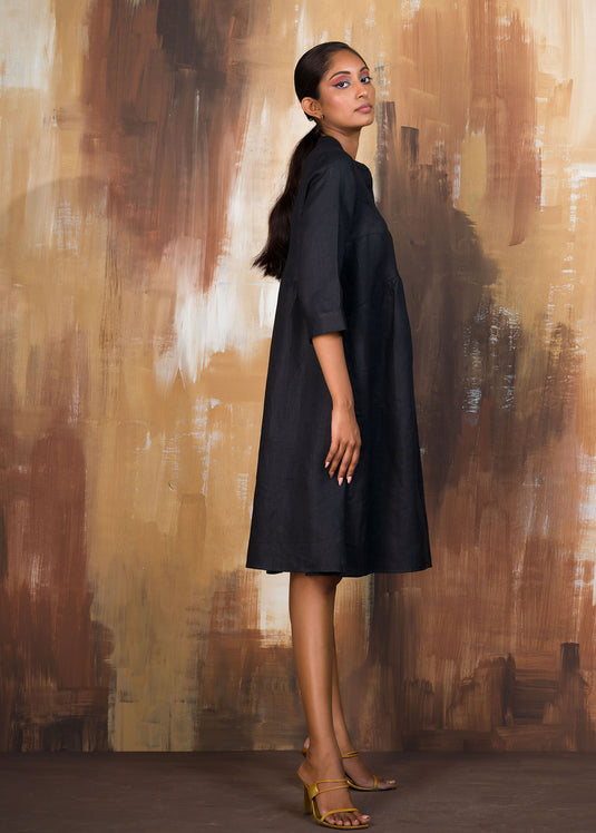 Placket Detail Dress