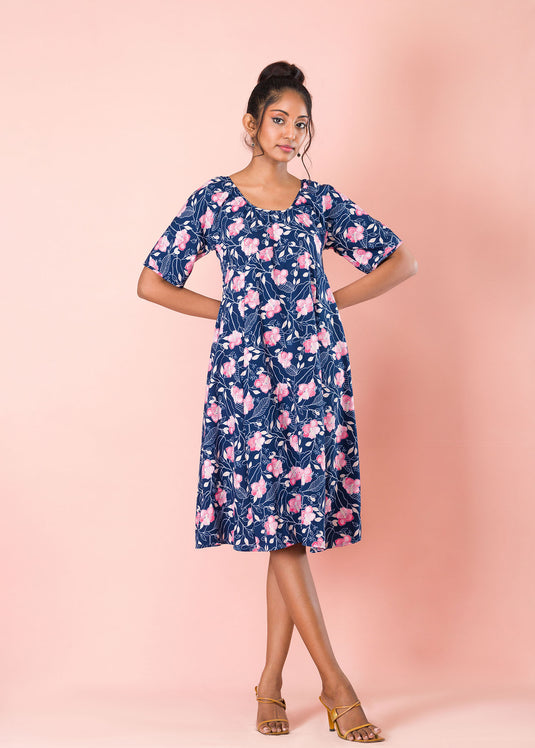 Halter Tie Up Detail Dress