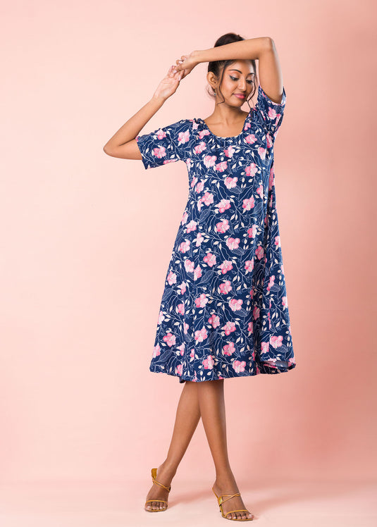 Halter Tie Up Detail Dress