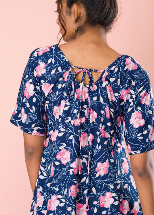 Halter Tie Up Detail Dress