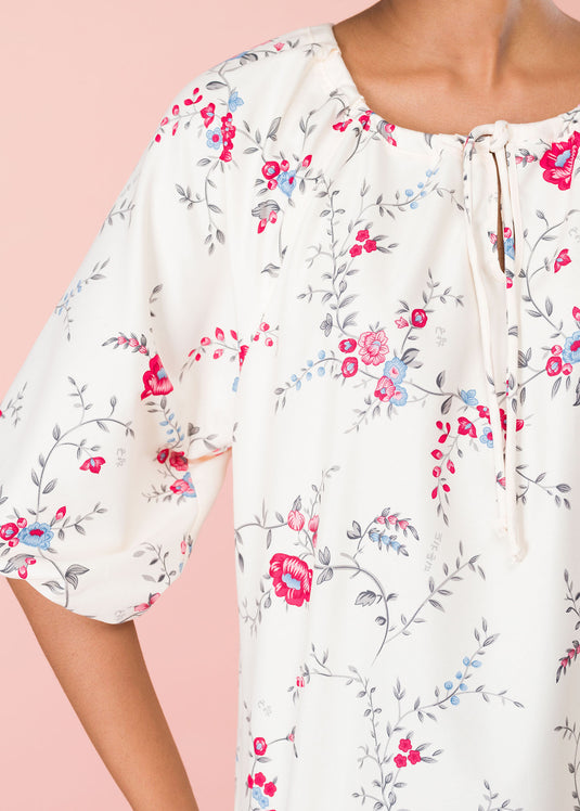 Raffia Detail Dress