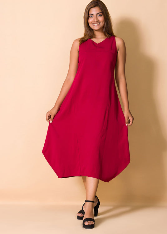 Detail Paneled Dress