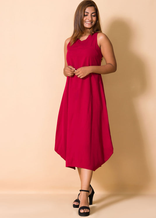 Detail Paneled Dress