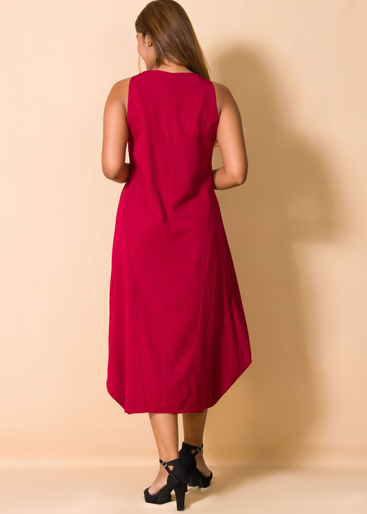 Detail Paneled Dress