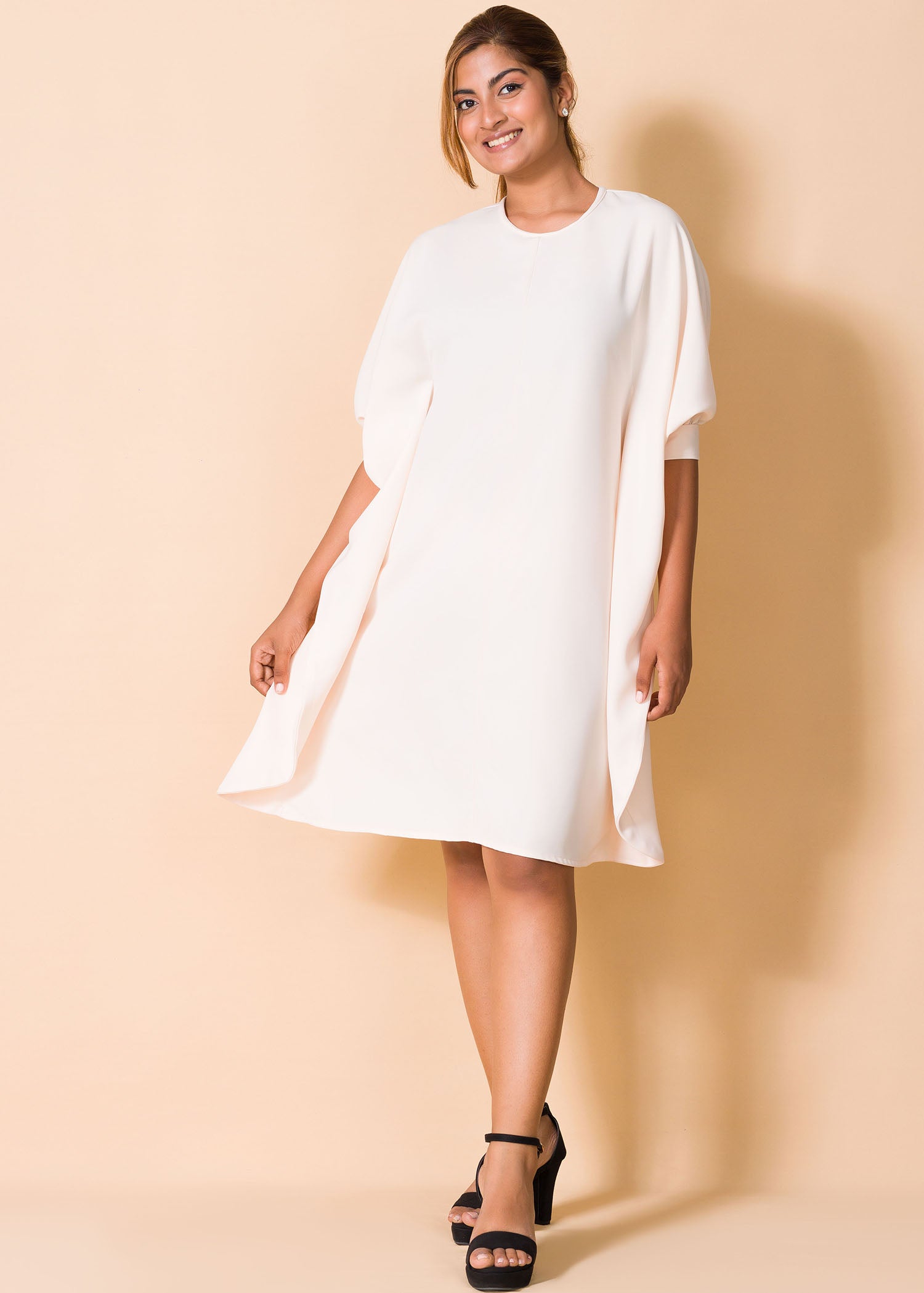 Oversized Solid Dress
