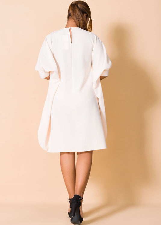 Oversized Solid Dress