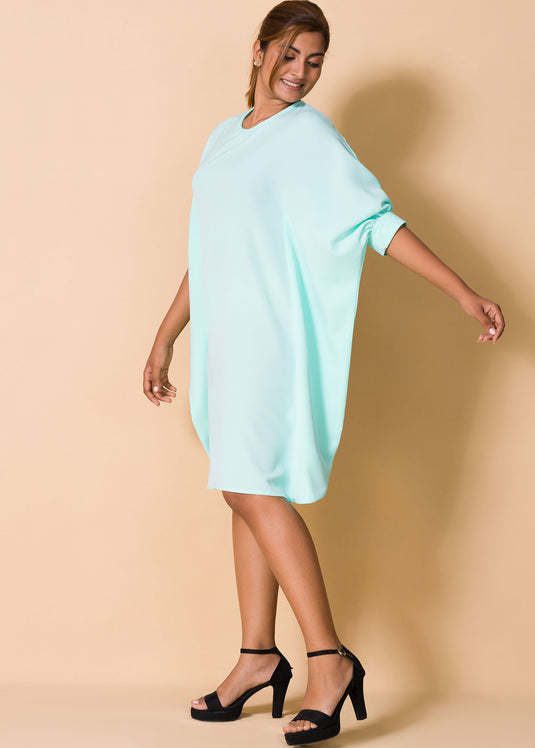 Oversized Solid Dress